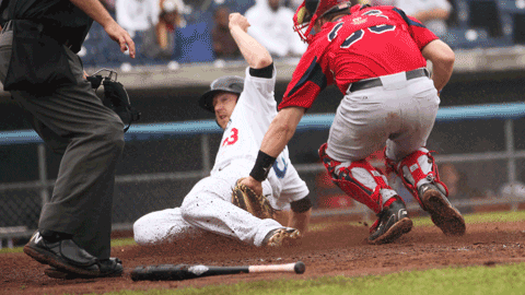 Hoffmann Keeps Sliding .. to score that is 